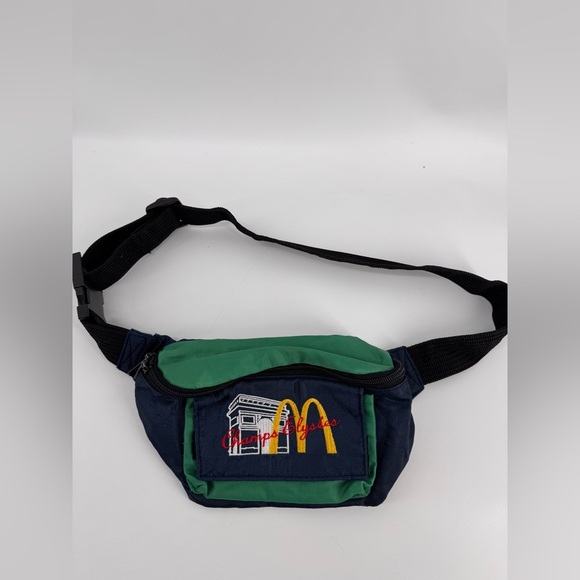 Vintage McDonald The Champs-Élysées Paris Belt Bag - Picture 1 of 8